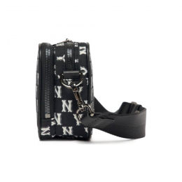 Сумка MLB Monogram NY Bag Black White