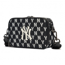 Сумка MLB Monogram NY Bag Black White
