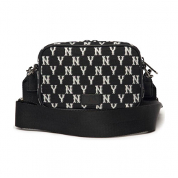 Сумка MLB Monogram NY Bag Black White