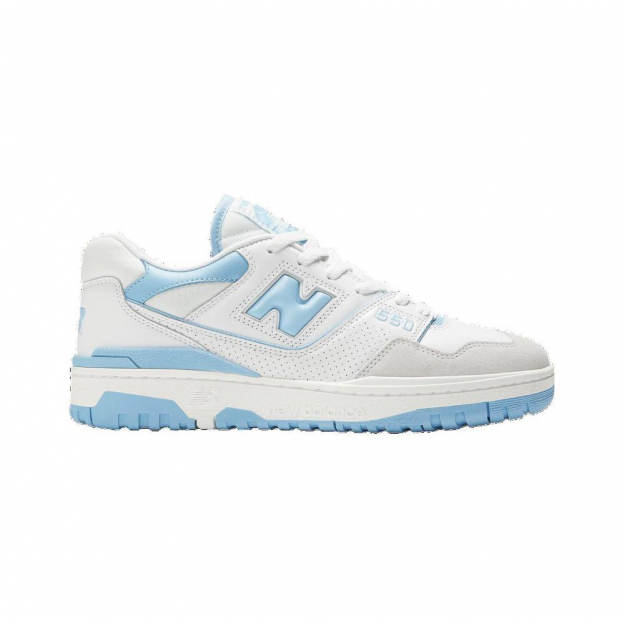 New Balance 550 White Blue Haze Rain Cloud White Blue  