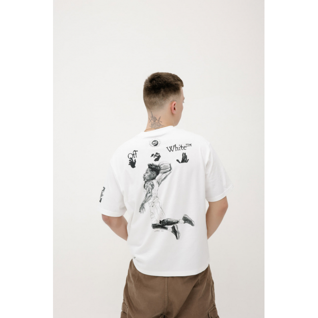 Футболка Jordan x Off-White Tee White