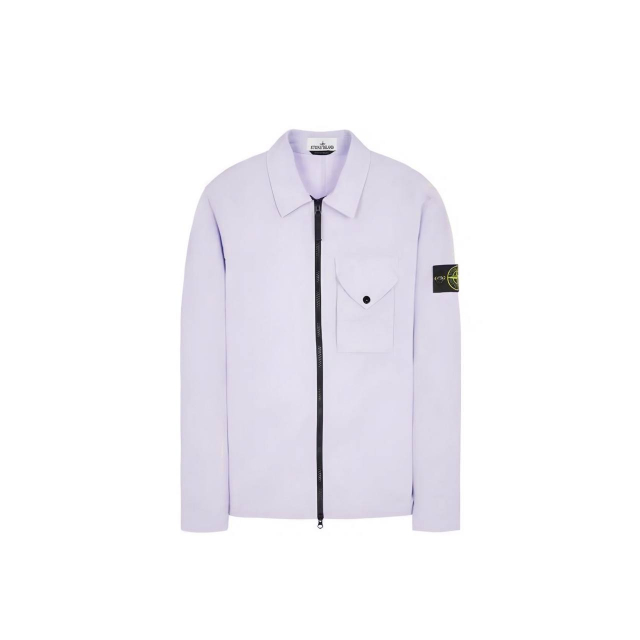 Овершот Stone Island Patch Overshirt Purple