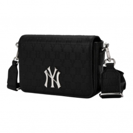 Сумка MLB NY Monogram Shoulder Bag Black
