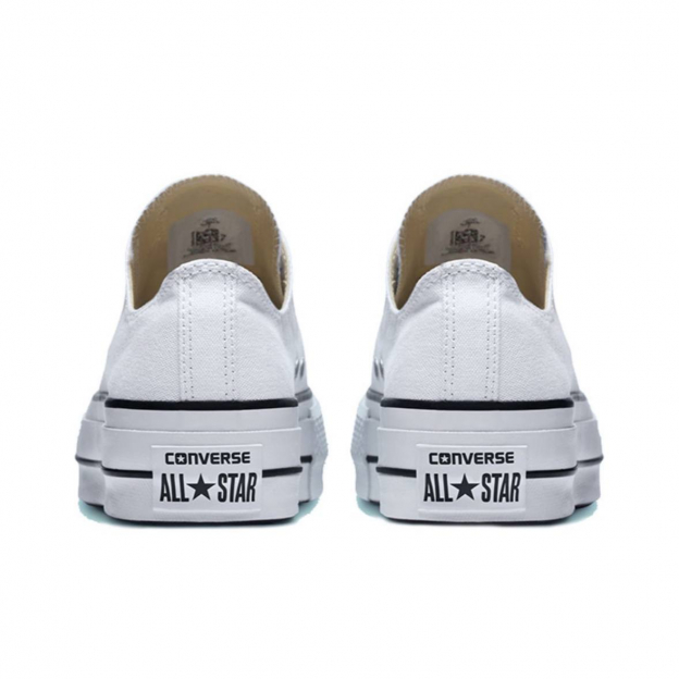 Converse Chuck Taylor All Star Platform Low White Black