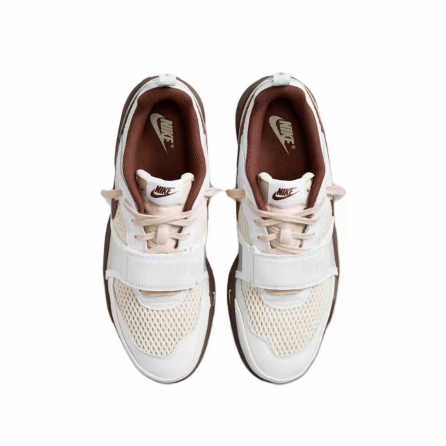 Кроссовки Travis Scott x Nike Zoom Field Jaxx White and Light Chocolate - изображение 2