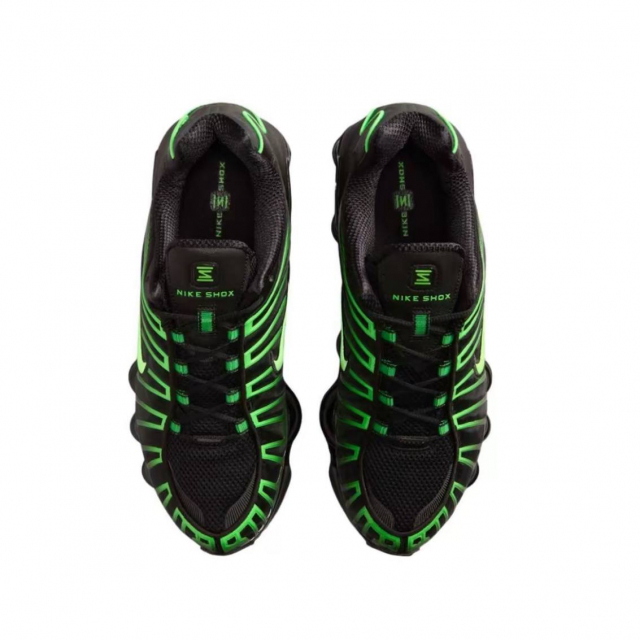 Кроссовки Nike Shox TL Black Electric Green - изображение 1