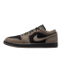 Кроссовки Air Jordan 1 Low Black Light Wild Mango Olive Grey
