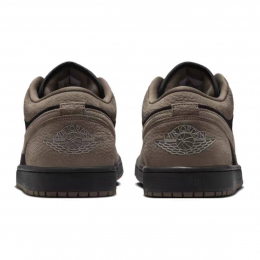 Кроссовки Air Jordan 1 Low Black Light Wild Mango Olive Grey