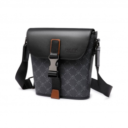 Mark Fairwhale Messenger Bag Black Grey Brown