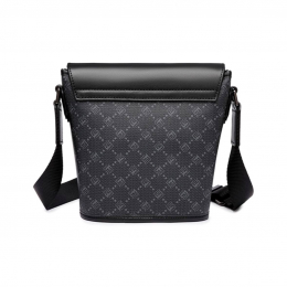 Mark Fairwhale Messenger Bag Black Grey Brown