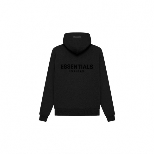 Худи Fear of God Essentials Hoodie Stretch Limo Black