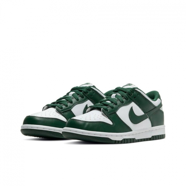 Nike Dunk Low GS Michigan State Green White