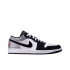 Air Jordan 1 Low Black Fire Red Matte Silver