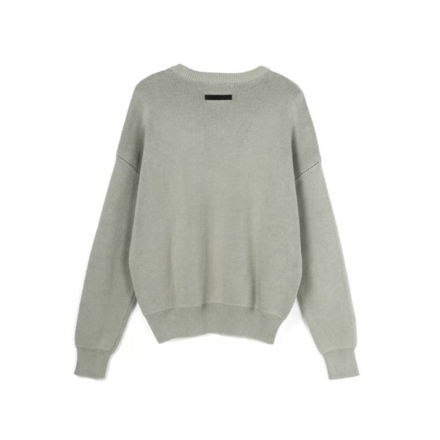 Свитер Fear of God Essentials Knit Pullover Green Concrete 