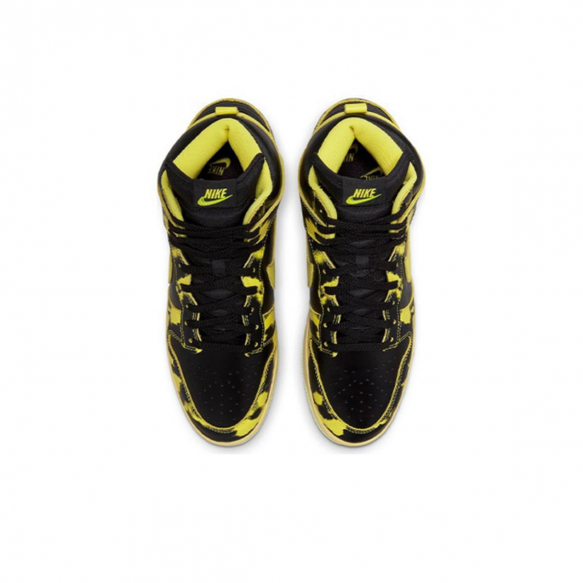 Nike Dunk High 1985 SP Yellow Acid Wash 