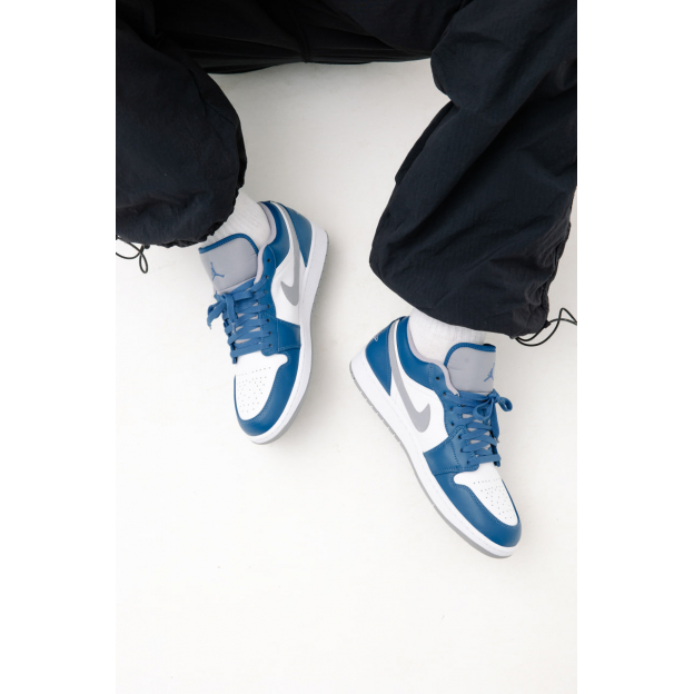 Air Jordan 1 Low  True Blue 