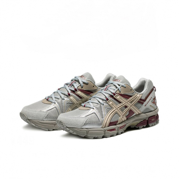 Asics Gel-Kahana 8 Beige Grey Burgundy 