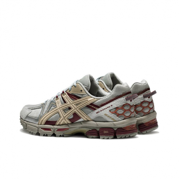 ASICS Gel-Kahana 8 Beige Grey Burgundy 