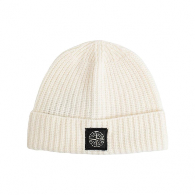 Шапка Stone Island Beanie White