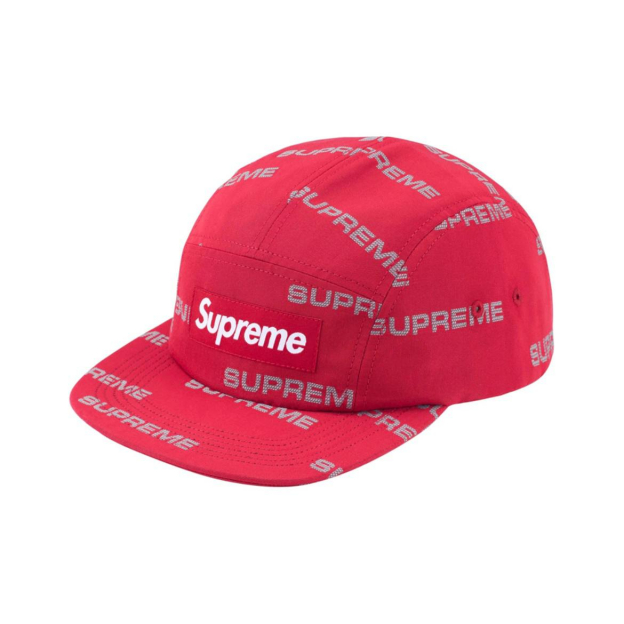 Кепка Supreme Reflective Camp Cap Red