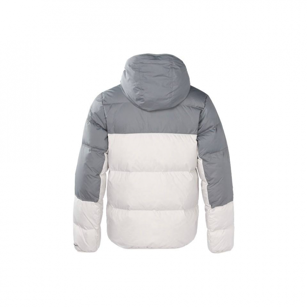 Nike Hooded Puffer Jacket Grey White