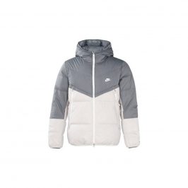 Пуховик Nike Hooded Puffer Jacket Grey White