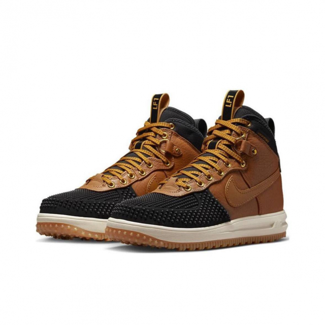 Nike Lunar Force 1 Duckboot Brown Black White Beige