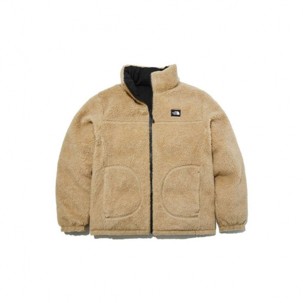 Куртка The North Face Fleece Jacket Black Beige 