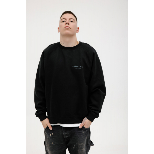 Свитшот Fear of God Essentials Pullover Crewneck Black 