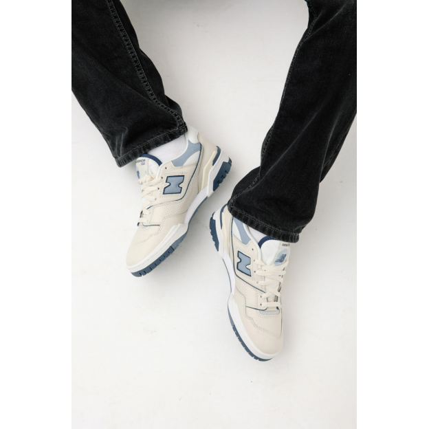 New Balance 550 Beige Cream Natural Light Blue 