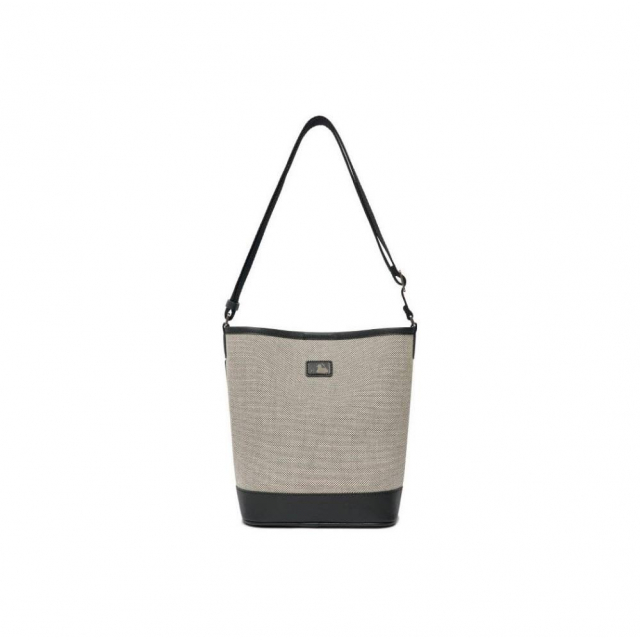 Сумка MLB Big Logo NY Bucket Bag Grey Black