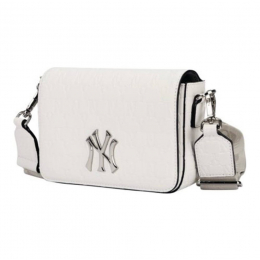 Сумка MLB NY Monogram Shoulder Bag White