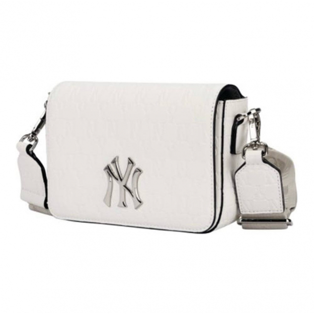 Сумка MLB NY Monogram Shoulder Bag White