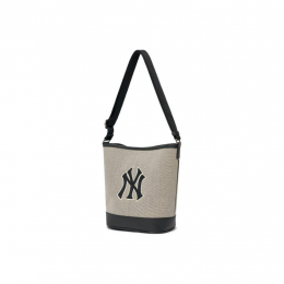 Сумка MLB Big Logo NY Bucket Bag Grey Black