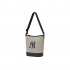 Сумка MLB Big Logo NY Bucket Bag Grey Black