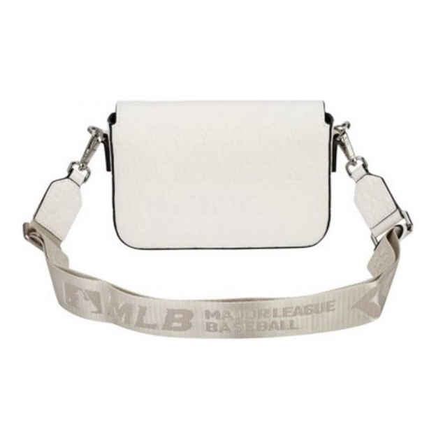 Сумка MLB NY Monogram Shoulder Bag White