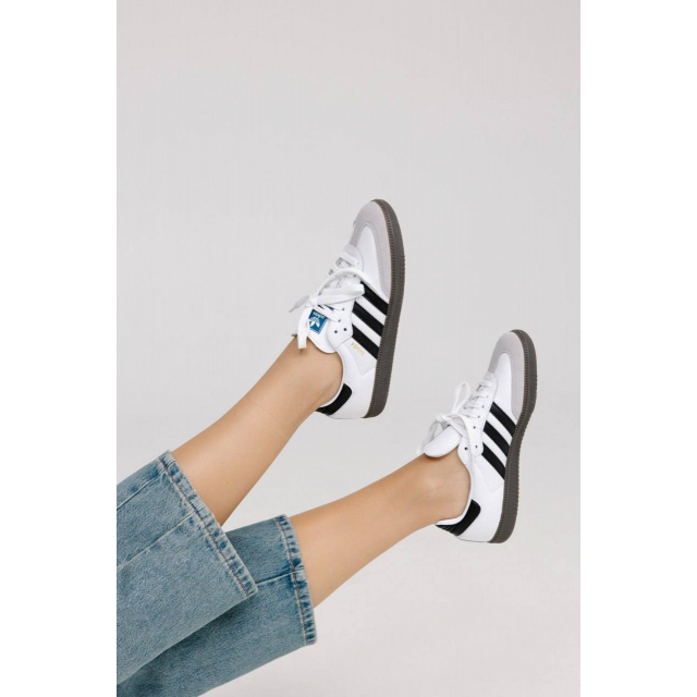 Adidas Originals Samba OG White Black Grey Kids