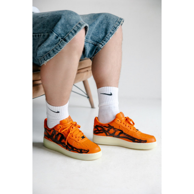 Nike Air Force 1 Low Skeleton Orange