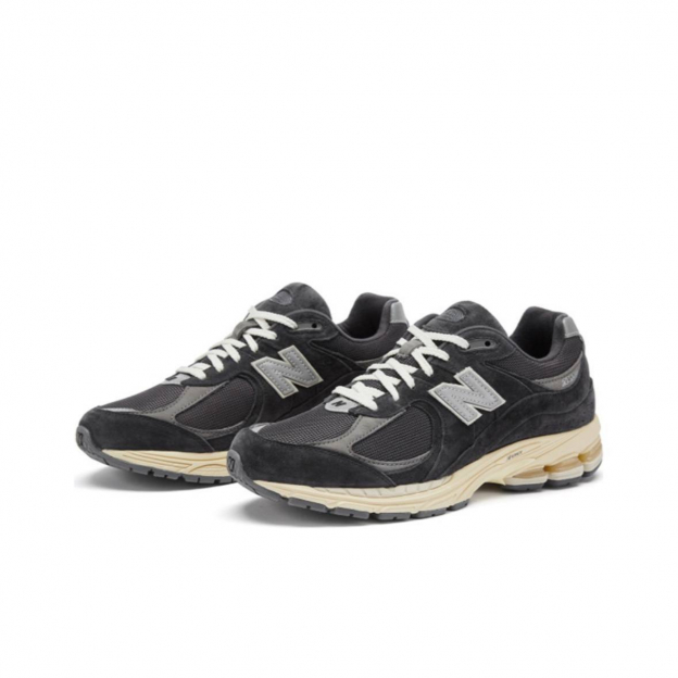 New Balance 2002R Dark Grey Black Beige 