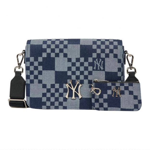 Сумка MLB NY Logo Shoulder Bag Blue