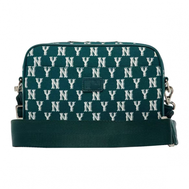 Сумка MLB Monogram NY Bag Green White 