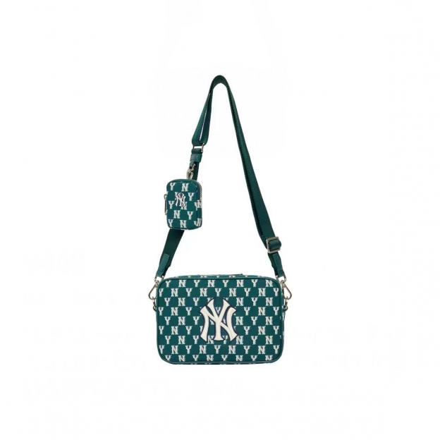 Сумка MLB Monogram NY Bag Green White 