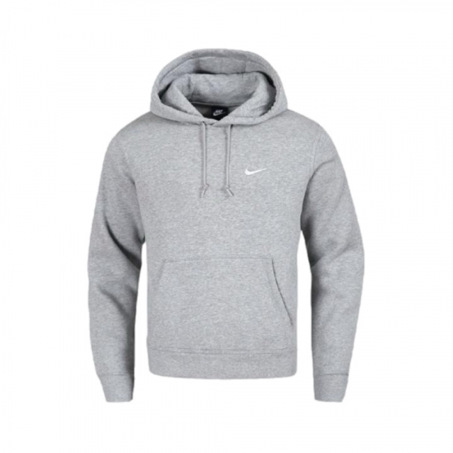 Nike club hoodie gris sale