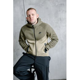 Зип Худи Nike Sportswear Tech Fleece Windrunner Full-Zip Hoodie Olive
