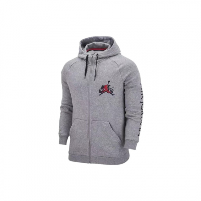 Худи Jordan Full Zip Hoodie Grey