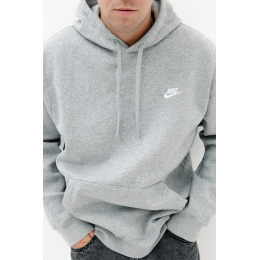 Худи Nike Fleece Pullover Hoodie Grey