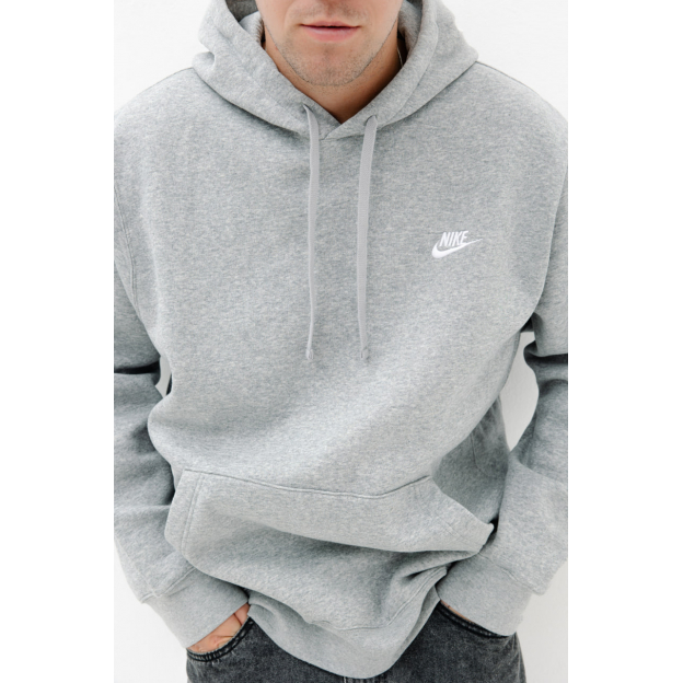 Худи Nike Fleece Pullover Hoodie Grey