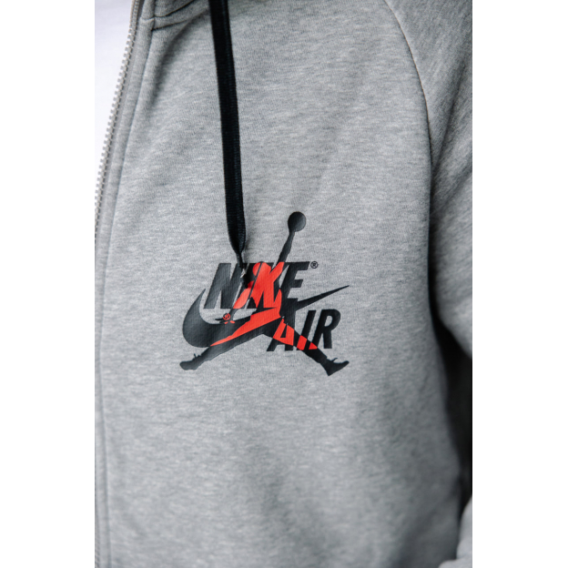 Худи Jordan Full Zip Hoodie Grey