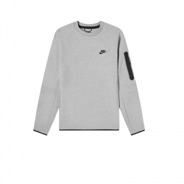 Толстовка Nike Sportswear Tech Fleece Crewneck Grey