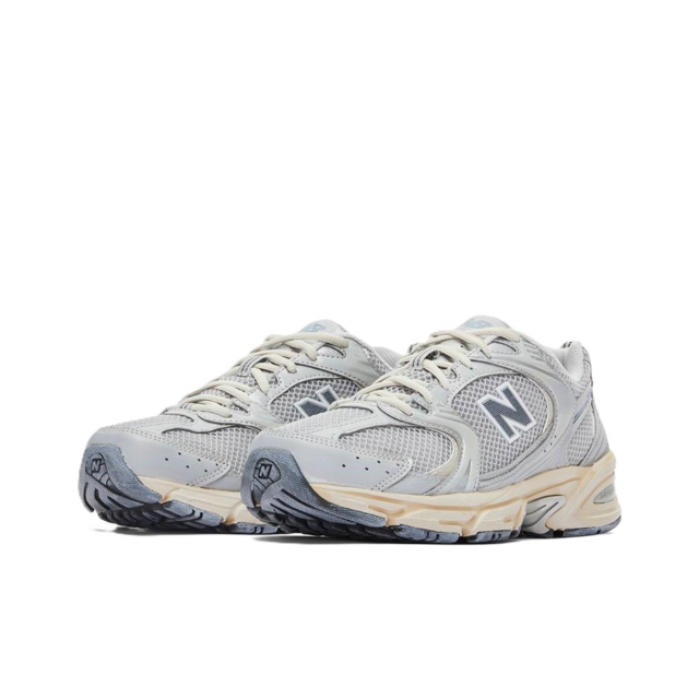 New Balance 530 White Silver Metallic